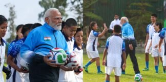 फुटबॉल खेलते पीएम मोदी की तस्वीर ने बढ़ाया सियासी ताप! सिक्किम से बंगाल तक क्यों मची चर्चा? Narendra Mod