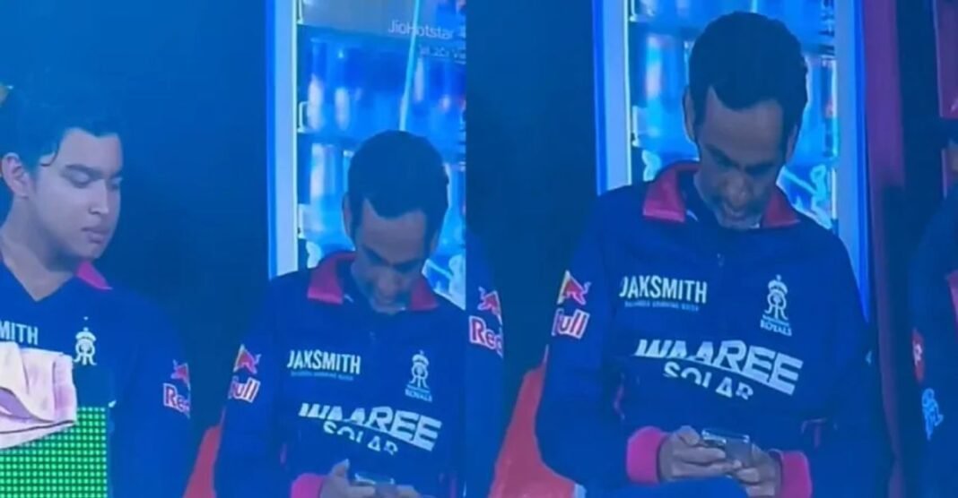 वैभव के साथ डग आउट में बैठकर ऐसा क्या करने लगे RR के मैनेजर कि खड़ा हो गया बवाल IPL 2026