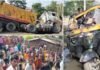 CISF जवान पति को स्टेशन तक छोड़ंने जा रही थी पत्नी… रास्ते में काल बनकर आया हाइवा, खत्म हो गई 3 जिंदगियां Accident News