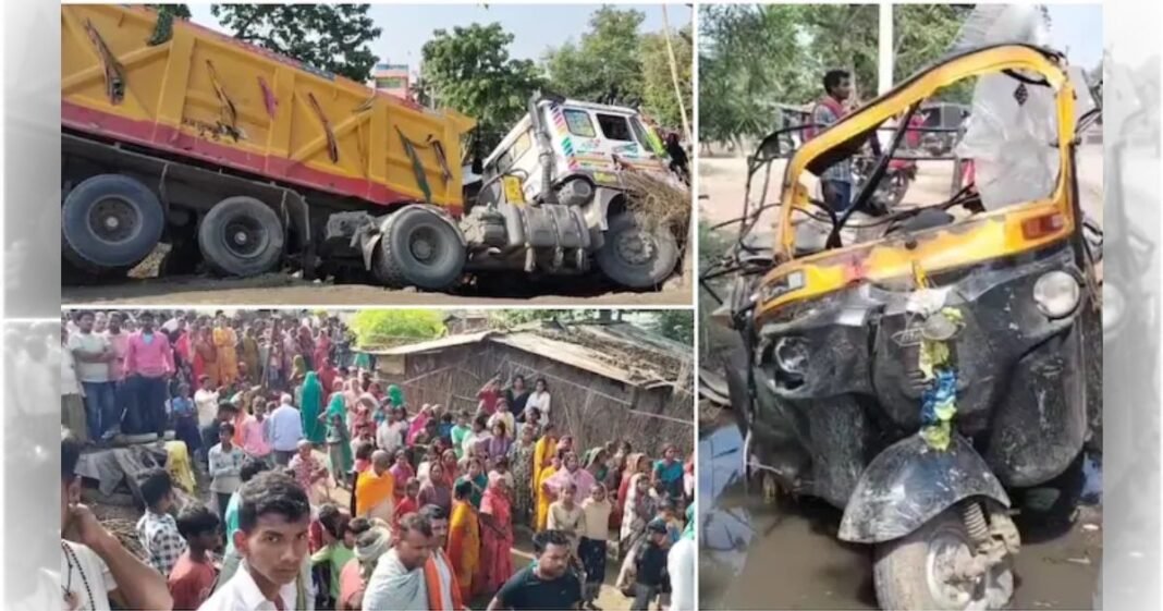 CISF जवान पति को स्टेशन तक छोड़ंने जा रही थी पत्नी… रास्ते में काल बनकर आया हाइवा, खत्म हो गई 3 जिंदगियां Accident News