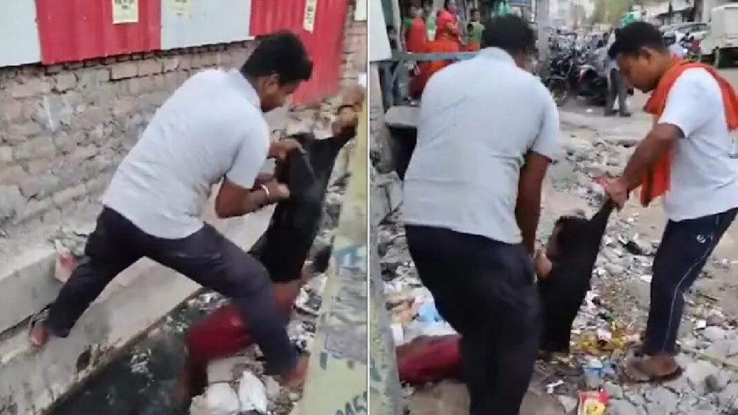शराबबंदी वाले बिहार में नाले में मिला शराबी, दो युवकों ने बचाई जान, वीडियो देख हर कोई रह गया हैरान बिहार