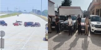 गंगा एक्सप्रेसवे पर रईसजादों की खतरनाक हरकत, वीडियो ने खोला राज; पुलिस ने दबोचा तो मचा हड़कंप Ganga Expressway Viral Stunt