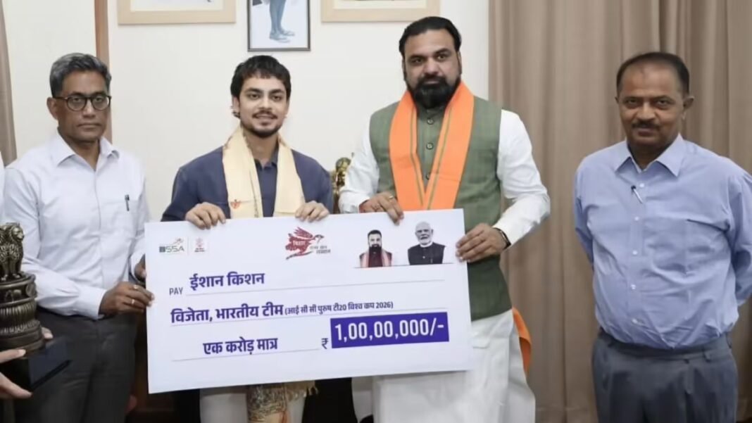 ईशान किशन पर हुई करोड़ों की बारिश! CM सम्राट चौधरी ने दिया बड़ा तोहफा, बोले- बिहार का नाम ऐसे ही… ईशान किशन