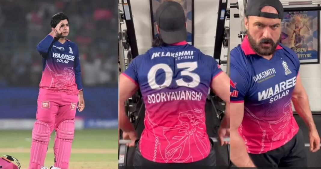 वैभव सूर्यवंशी का इंटरनेशनल क्रेज! WWE स्टार ने RR जर्सी पहनकर क्यों दिखाई फैन फॉलोइंग? Vaibhav Suryavanshi