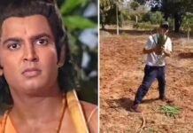 टीवी छोड़ खेती में रम गए ‘रामायण’ के लक्ष्मण,खेतों में उगा रहे काजू से लेकर तरबूज रामायण'