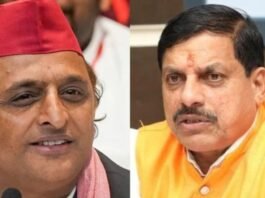 मोहन यादव विवाद पर अखिलेश यादव का बड़ा दावा, 3 राज्यों के CM पर खतरा? अखिलेश यादव