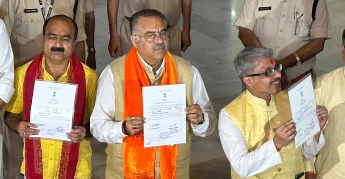 BJP के तीनों प्रत्याशी BJP के तीनों प्रत्याशी