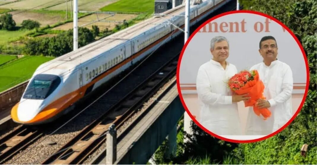लखनऊ, वाराणसी और दिल्ली से होकर गुजरेगी बुलेट ट्रेन, रेल मंत्री ने कर दिया बड़ा ऐलान Bullet train