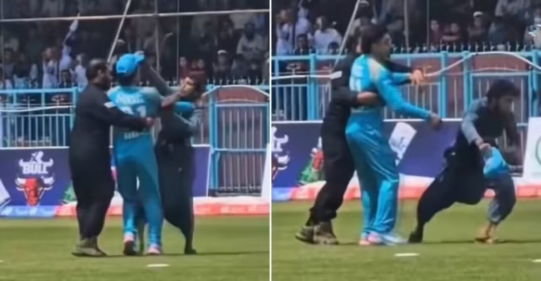 मैच के बीच अचानक मैदान में दौड़ता हुआ पहुंचा फैन, फिर गुरबाज के साथ कर गया ऐसा काम कि हर कोई रह गया हैरान गुरबाज