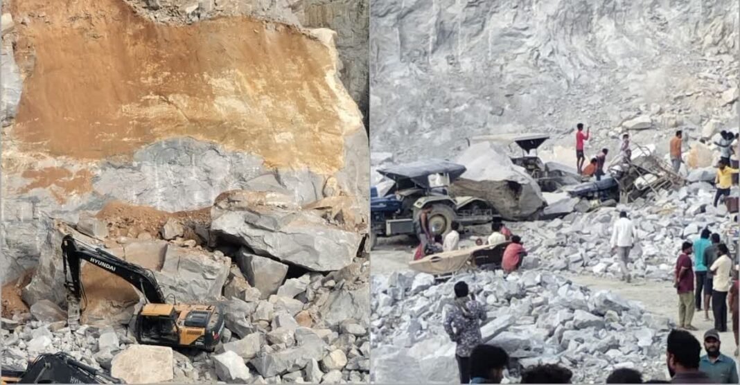 खदान में काम चल रहा था, तभी आई मौत बनकर चट्टान… 7 मजदूरों की दर्दनाक मौत चट्टान