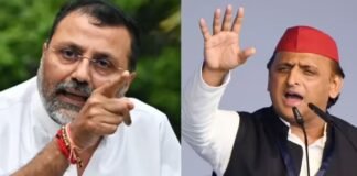 अखिलेश-टिन्नू यादव रिश्तेदारी वाले दावे पर बढ़ा बवाल, क्या बीजेपी सांसद निशिकांत दुबे पर होगी FIR? बीजेपी सांसद निशिकांत दुबे