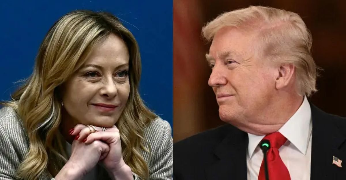 Donald Trump Giorgia Meloni Donald Trump Giorgia Meloni