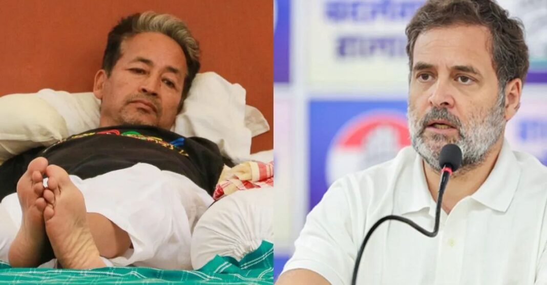 सोनम वांगचुक को जंतर-मंतर से हटाने पर मचा सियासी बवाल, राहुल गांधी ने तोड़ी चुप्पी Rahul Gandhi