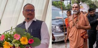शंकराचार्य पर बरसे ब्रजेश पाठक: ‘भगवा चोला पहनकर जनता को भ्रमित न करें’! ब्रजेश पाठक