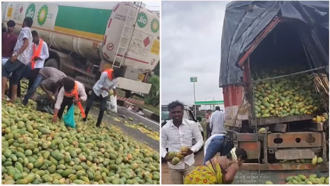 Viral Video: आम से भरा ट्रक पलटा तो हुआ कुछ ऐसा, घायल ड्राइवर को छोड़ भीड़ ने जो किया उसे देखकर लोग रह गए हैरान Viral Video