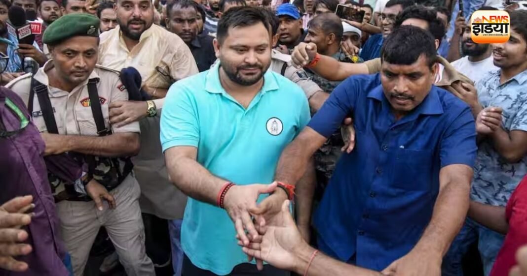 तेजस्वी के लोकभवन मार्च से पहले पटना में हाई अलर्ट, सड़कों पर भारी पुलिस बल; जानें क्या है पूरा मामला Patna Tejashwi Yadav March