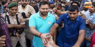 तेजस्वी के लोकभवन मार्च से पहले पटना में हाई अलर्ट, सड़कों पर भारी पुलिस बल; जानें क्या है पूरा मामला Patna Tejashwi Yadav March