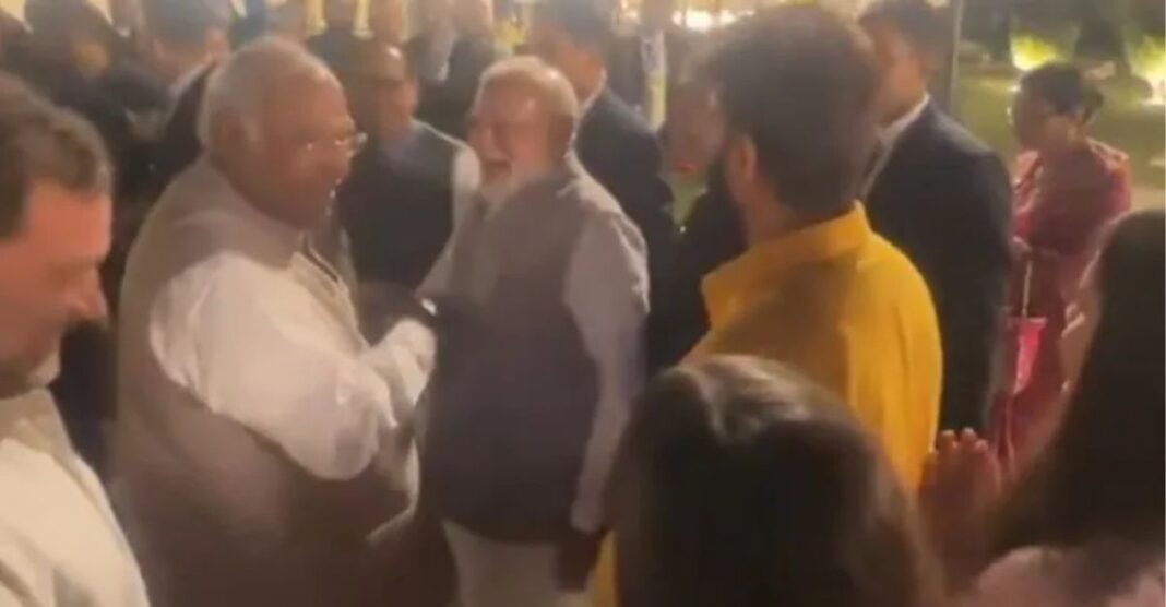 प्रियंका गांधी से पीएम मोदी ने पूछा हाल, खरगे ने ऐसा क्या कह दिया कि ठहाके लगाने लगे सभी नेता? प्रियंका गांधी