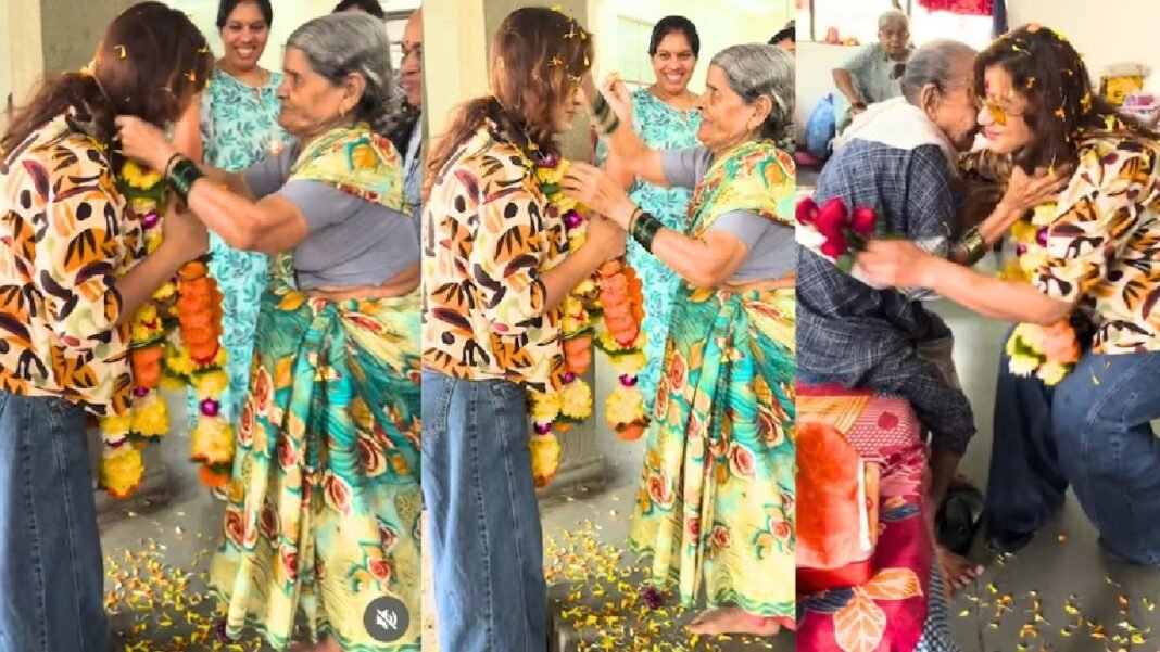 “अपनों ने निकाला, इन्होंने अपनाया…”: शिल्पा शिंदे से लिपटकर रो पड़ीं वृद्ध आश्रम की महिलाएं शिल्पा शिंदे