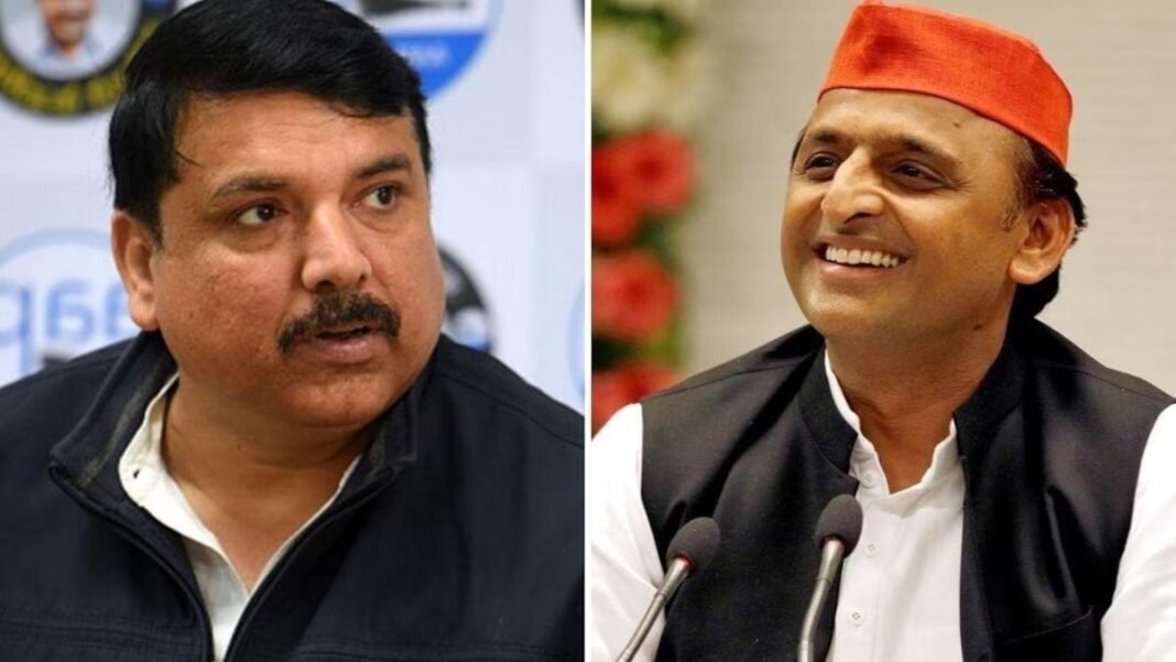 UP चुनाव से पहले अखिलेश से मिले संजय सिंह, क्या सपा के साथ हाथ मिलाएगी AAP? UP