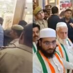 प्रेस कॉन्फ्रेंस रोकने पहुंची पुलिस तो भड़के MLA, मारने को दौड़े नंदकिशोर गुर्जर; वीडियो वायरल Ghaziabad News