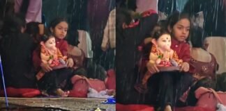 बप्पा की विदाई पर कुछ ऐसा करती दिखी छोटी बच्ची, वीडियो देख लोगों का भर आया दिल Ganpati Viral Video