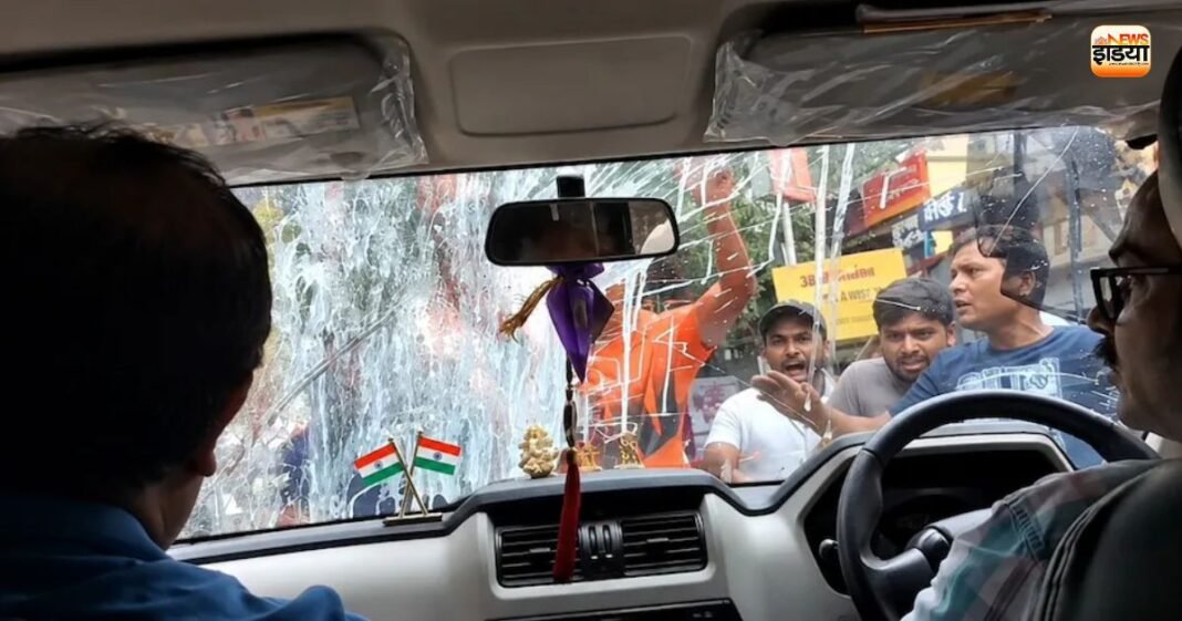 TMC के इस नेता की कार पर अचानक हमला! अंडे-पत्थर बरसे, ‘गो बैक’ के नारों से मचा हंगामा कुणाल घोष