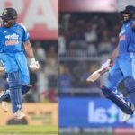 एक शेर तो दूसरा सवा शेर… भारतीय ओपनरों ने मचाया गदर, शतक और दोहरा शतक लगा इस सेलिब्रेशन से लूटी महफिल Shubman Gill and Rohit Sharma