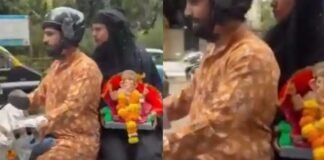 वायरल होने की हद पार! बदन पर बुर्का और हाथ में गणपति बप्पा, मुंबई के इस वीडियो ने इंटरनेट पर मचाया बवाल मुंबई